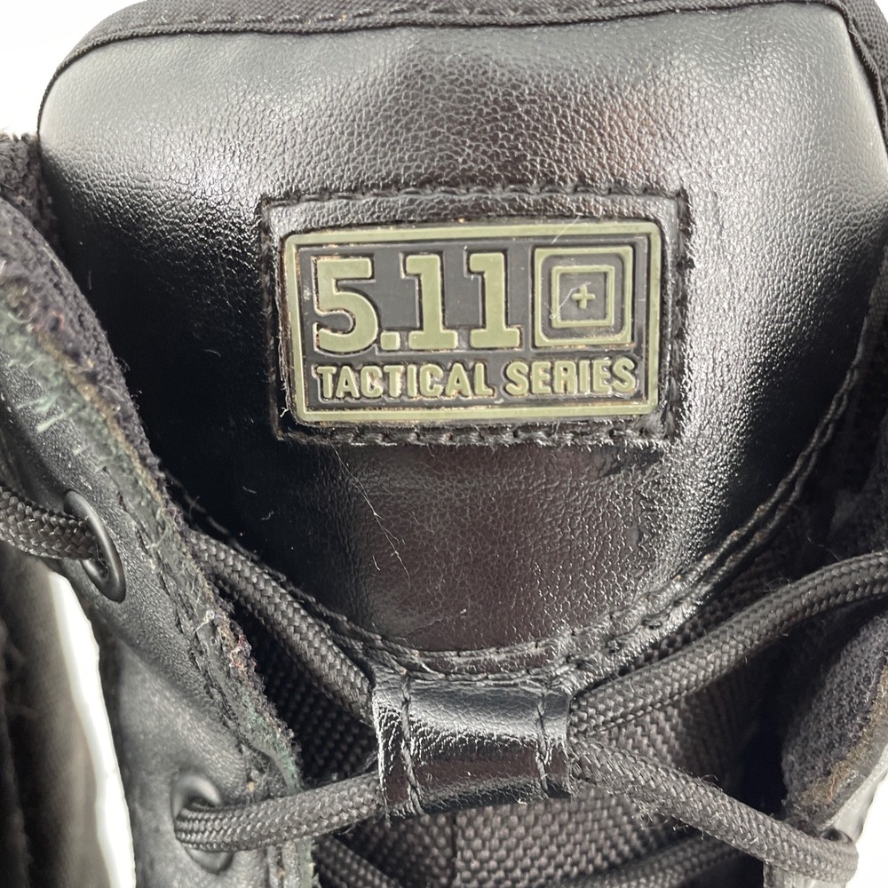 5.11 Tactical Boots Men's 10.5 Black ATAC Side Zip Performance Workwear Utility - Picture 4 of 9